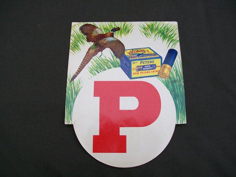 Peters High Velocity Vintage two sided advertising piece