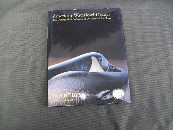 American Waterfowl Decoys Collection of Dr. James McCleery Sotheby's Auction Catalogue with Price Key