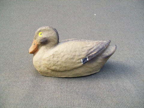 Carry Lite Paper Mache Salesman Sample Mallard Hen with Felt Bottom