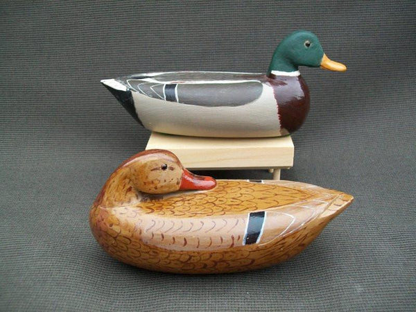 Fred Coleman Hennepin Illinois 1/4 size Mallards Pair
