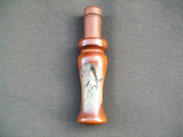 Lohman Goose call with Unique Painted Scene