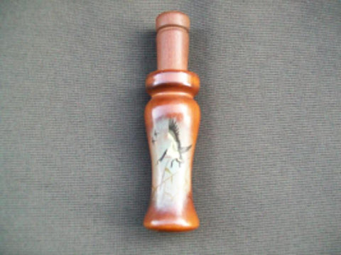 Lohman Goose call with Unique Painted Scene