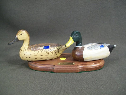 Bud Hinck Pair of Mallards on Display
