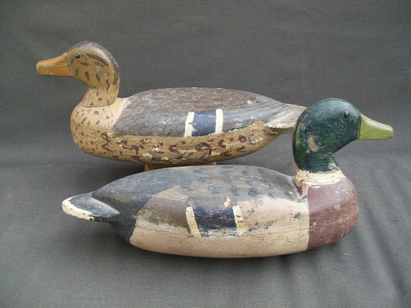 Illinois River Mallards, Pair  (#2015)
