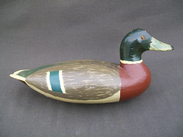 Lohrman Mallard Drake with lead  - Circa 1930's   (#2127)