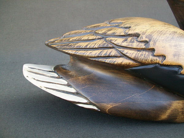 Tom Taber Specialty Series Brown Pelican, Unique decoy, signed