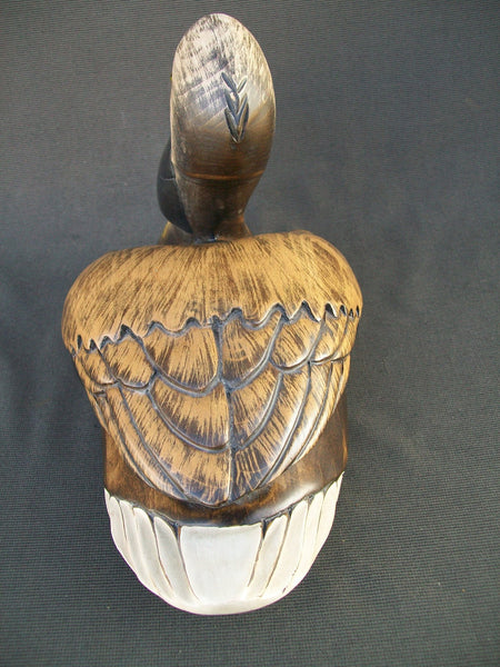 Tom Taber Specialty Series Brown Pelican, Unique decoy, signed