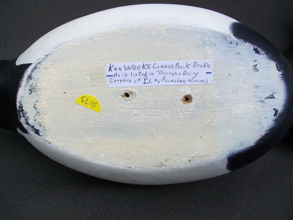 Ken Weeks Canvasback- Pair