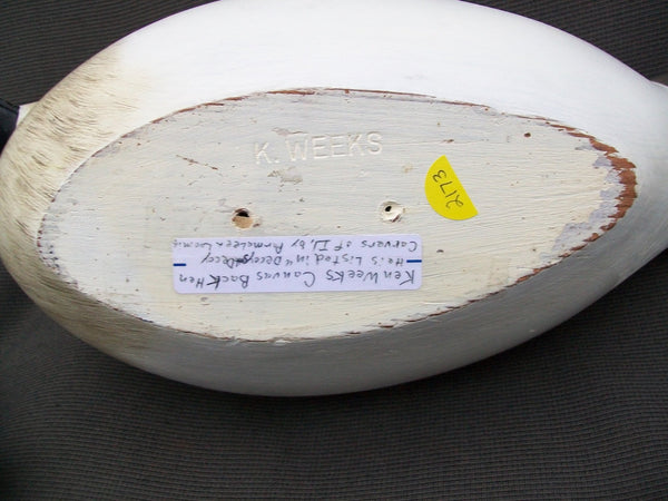 Ken Weeks Canvasback- Pair