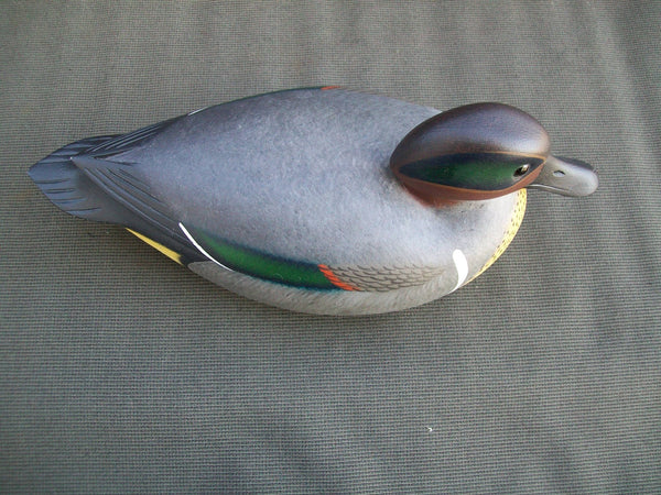 Green Wing Teal Pair by Frederick Brown