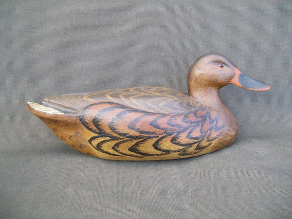 Mallard Hen Cork Body, Wooden Head  (#2237)