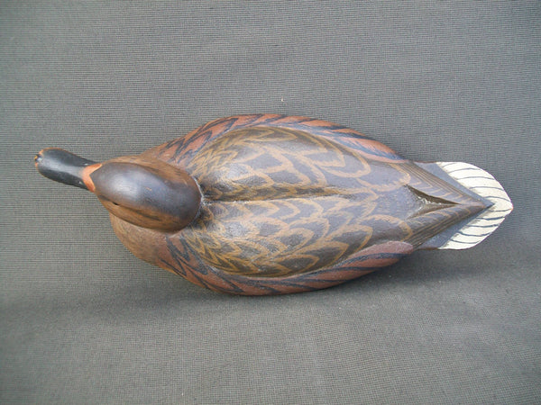 Mallard Hen Cork Body, Wooden Head  (#2237)