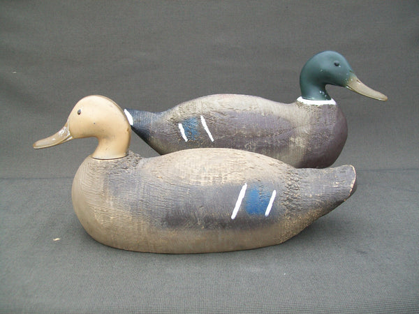 Animal Trap Pair of Mallards - stamped  (#2302)