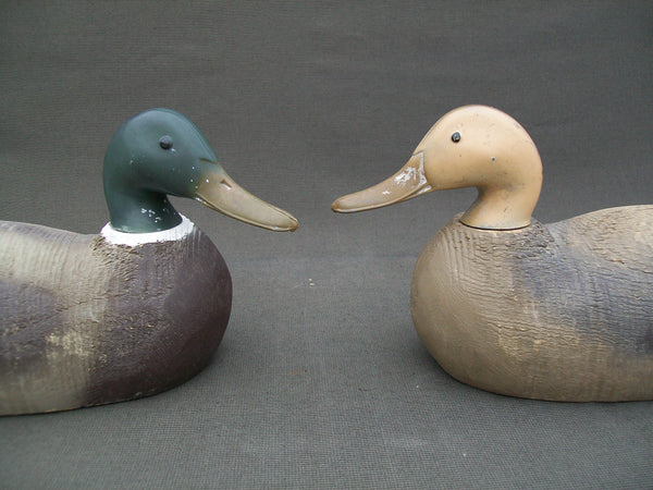 Animal Trap Pair of Mallards - stamped  (#2302)