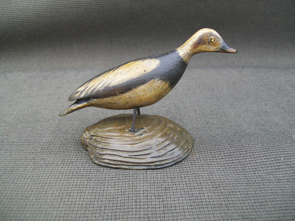 Standing Old Squaw Mini on Hand carved Clam Shell base  (#2387)