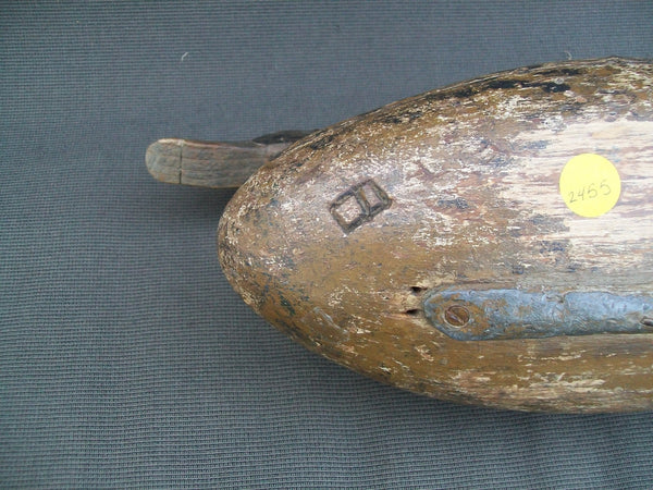 Illinois River Tack-eye Mallard Hen, Circa 1900's.  (#2455)
