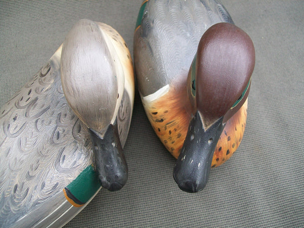 Pair- Robert Weeks Green Wing Teal Original Paint, Excellent Condition