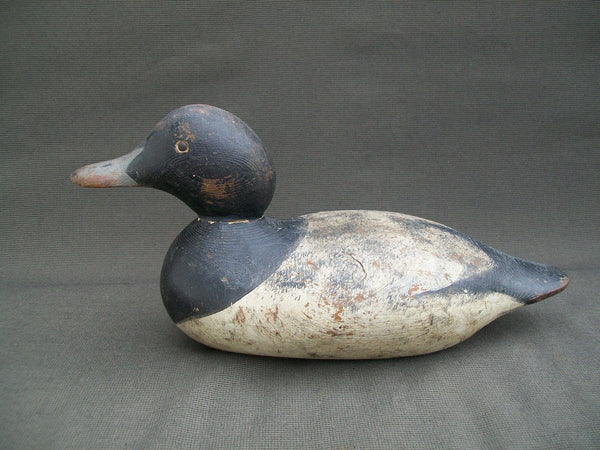 Original Paint Detroit Grade Mason Blue Bill Tack-eye, lead weight, rigging strap.