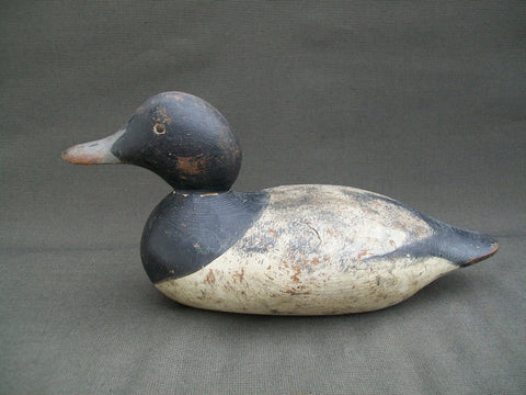 Original Paint Detroit Grade Mason Blue Bill Tack-eye, lead weight, rigging strap.