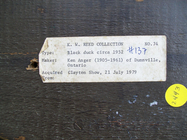 Ken Anger Black Duck- Original Paint - Ontario, Canada