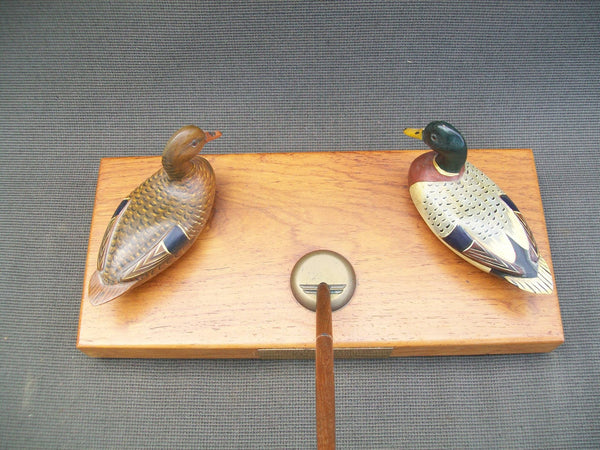 Bud Hinck Desk Pen Set with Miniature Mallards  (#2505)