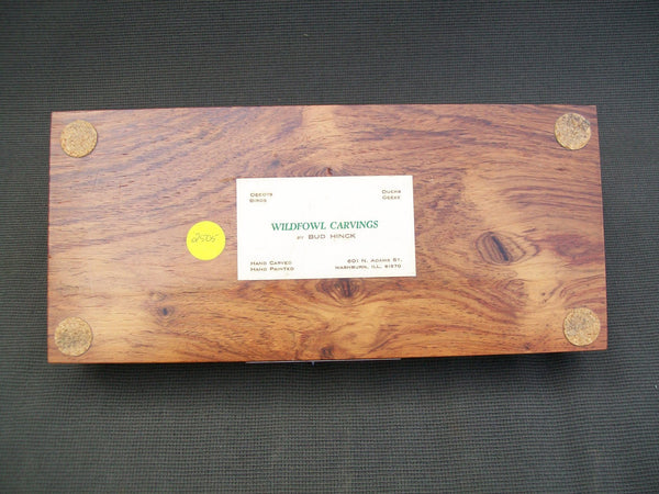Bud Hinck Desk Pen Set with Miniature Mallards  (#2505)