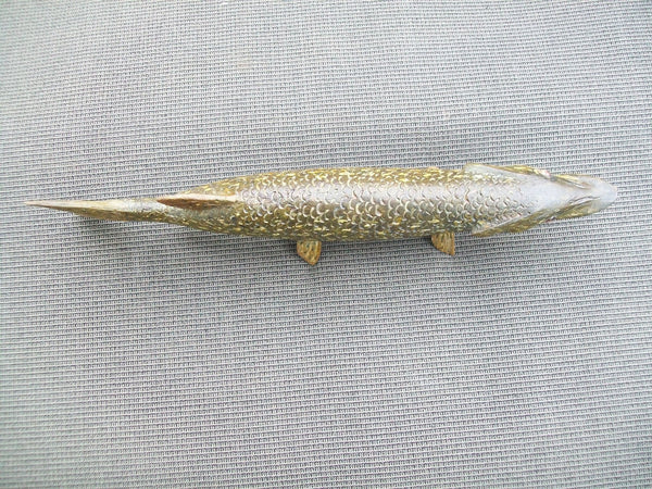 Hand carved Northern Pike Miniature  (#2516)