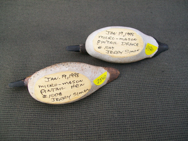 Jerry Simon Mason Style Pintail Miniatures