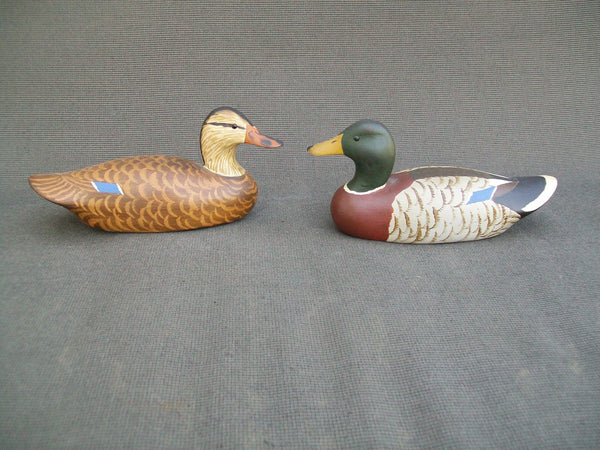 Herb Daisy Mallards Pair 1/4 size - Chincoteague, Virginia