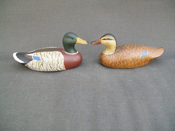 Herb Daisy Mallards Pair 1/4 size - Chincoteague, Virginia