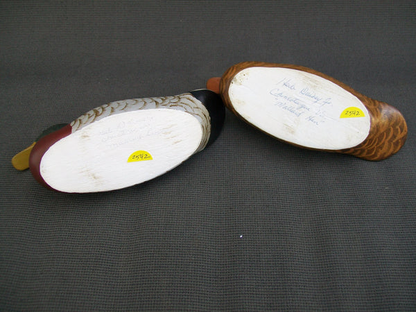 Herb Daisy Mallards Pair 1/4 size - Chincoteague, Virginia