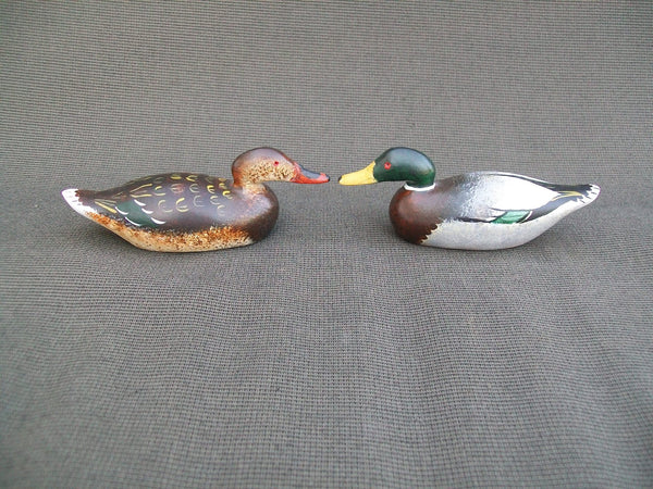 Jerry Simon Mason Style Miniature Mallards - Pair