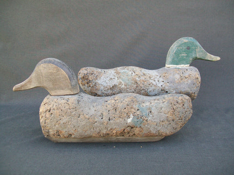 Oscar Quam Pair of Mallards- Original Quam Weight  (#2560)