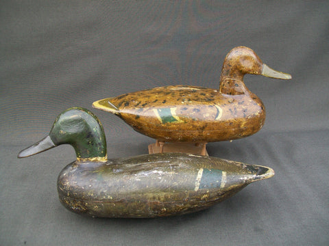 Charles Smith Mallards, Pair, Circa 1920's (#2566)