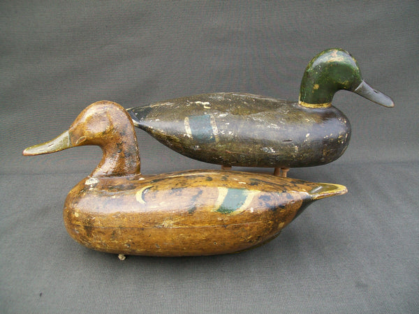 Charles Smith Mallards, Pair, Circa 1920's (#2566)