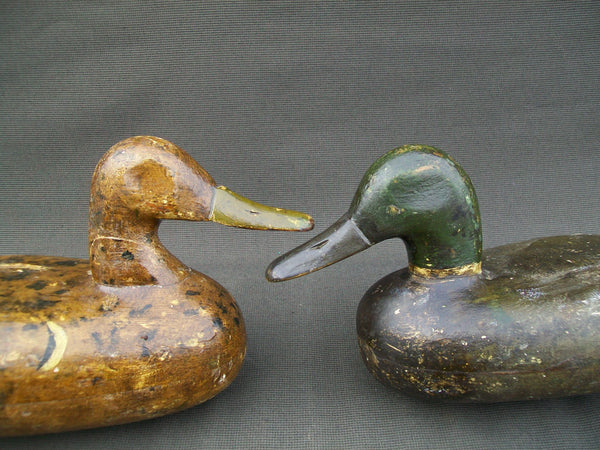 Charles Smith Mallards, Pair, Circa 1920's (#2566)
