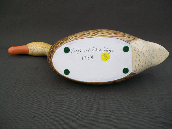Virgil & Edna Hodge Calling Mallard Hen