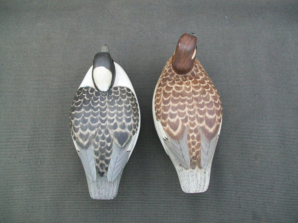 Fred Destri 1/3 size Bufflehead Pair, Raised Wings (#2662)