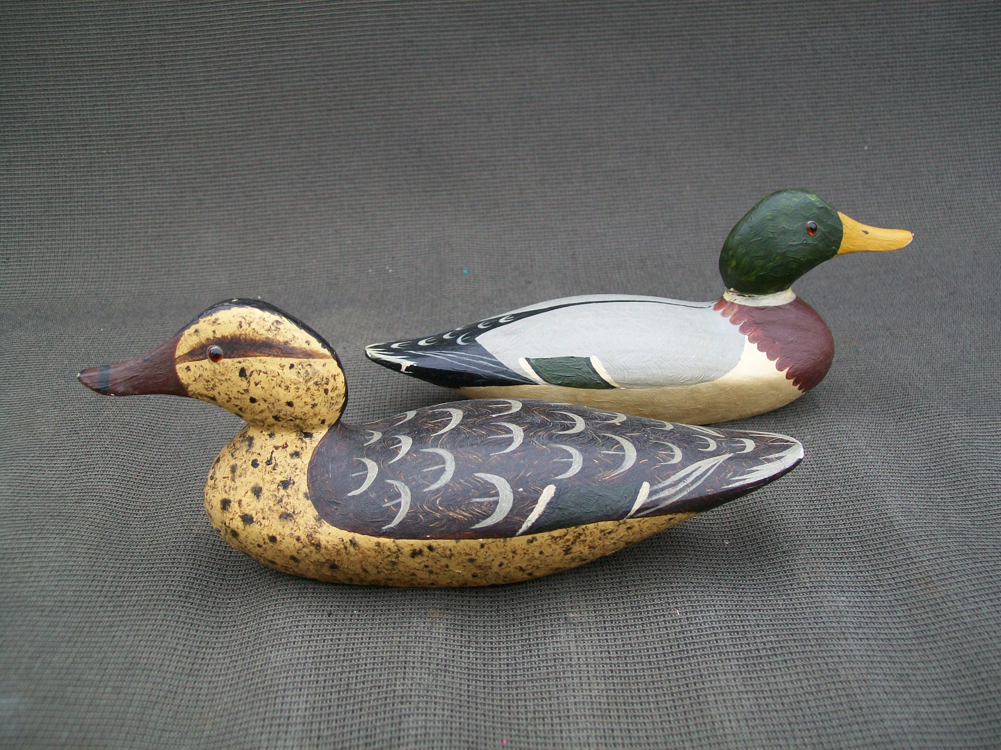 ディック　デュアーステイン/always trust a duck TJ Hooker- Mason style pair of Mallards- Ducks Unlimited quarter