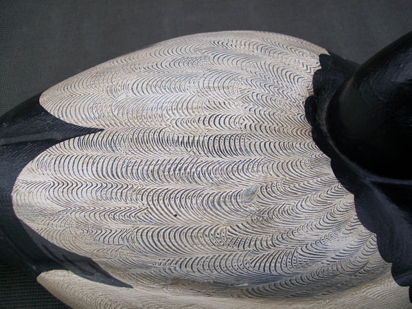 Hollow Blue Bill painted by Charlie Moore