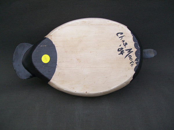 Hollow Blue Bill painted by Charlie Moore