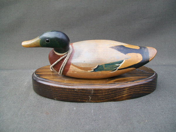 Tom Taber 1/4 Size Working Mallard Duck Display - All Original