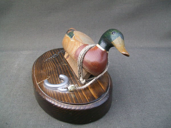 Tom Taber 1/4 Size Working Mallard Duck Display - All Original