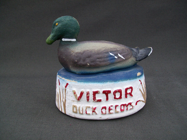 Rare Victor Paper Mache Christmas Hardware Store Display