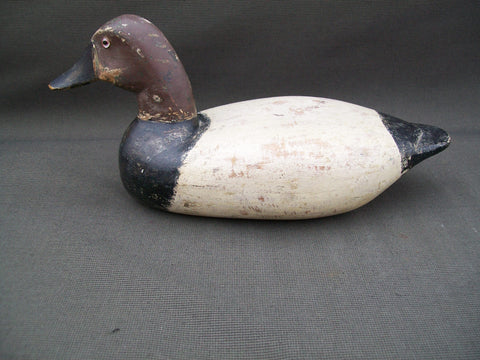 Illinois River Canvasback Drake- mostly original paint- Circa 1920's