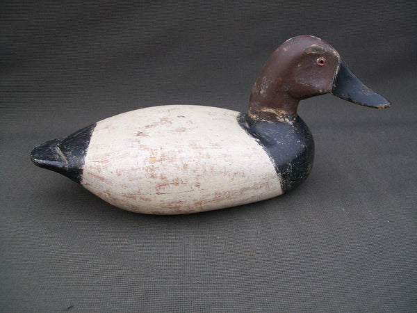 Illinois River Canvasback Drake- mostly original paint- Circa 1920's