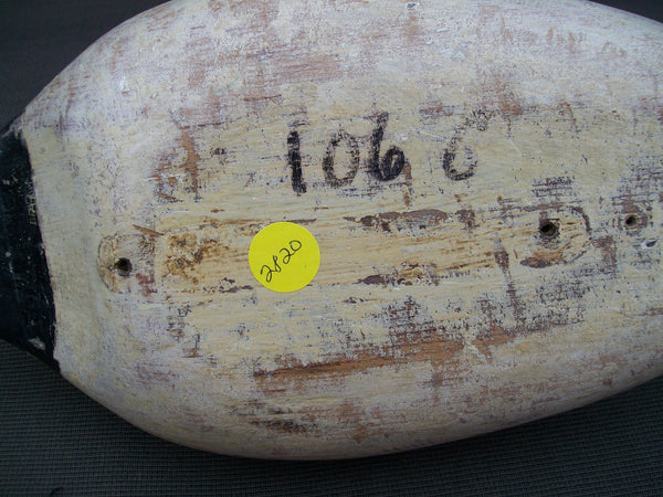 Illinois River Canvasback Drake- mostly original paint- Circa 1920's