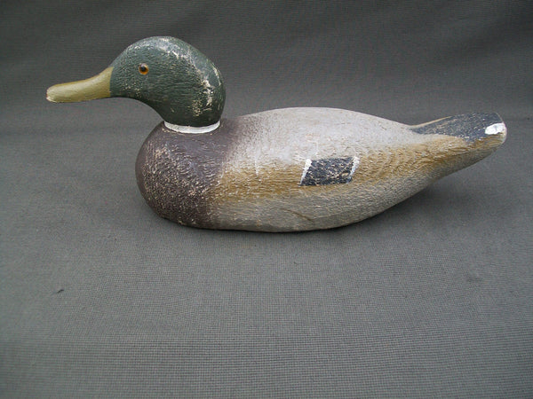 Tuveson Factory Mallard Drake- Original Paint, Lead weight