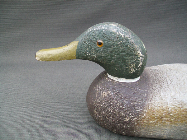 Tuveson Factory Mallard Drake- Original Paint, Lead weight
