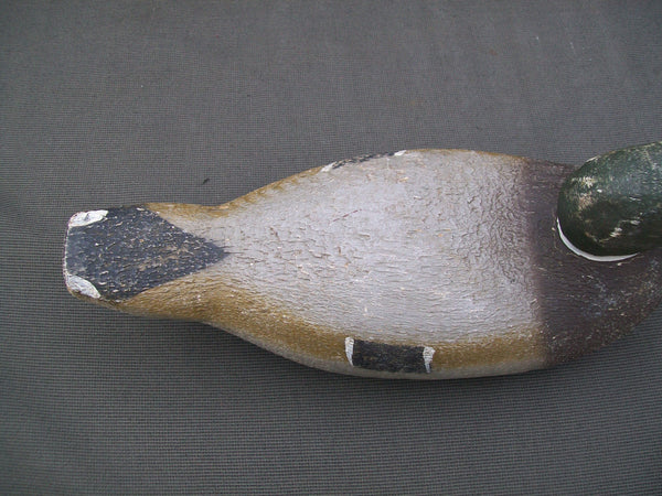Tuveson Factory Mallard Drake- Original Paint, Lead weight